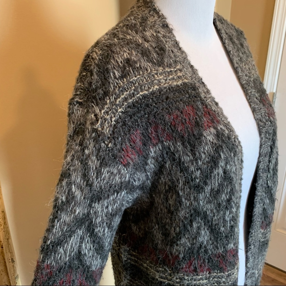 Universal Thread Chunky Patterned Long Sweater Ca… - image 5